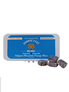 Orange Fuzz Balance Chews CBD CBG