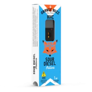 Orange Buzz Live Resin HHC Vape Sour Diesel (Sativa)