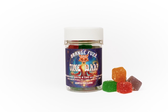 Orange Fuzz Time Warp Gummies – D9 + THCP